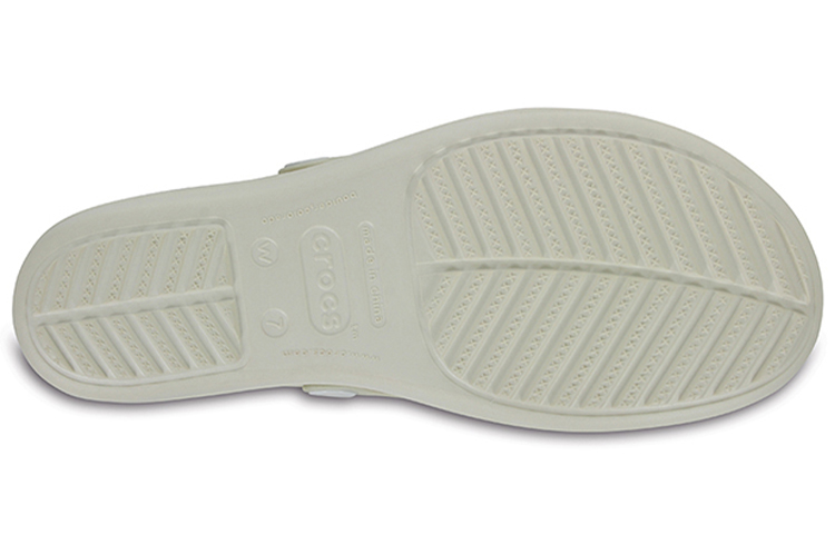 Sizing (W) Crocs Sanrah Sandali Zeppa Gioiello ''Bianco Oro Marrone'' 204009-13S