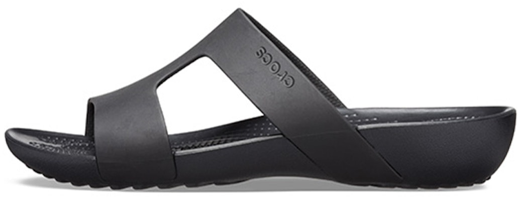 (Women) Crocs Serena 'Black Comfort Beach Slide' 205675-060 Buy (Women) Crocs Serena 'Black Comfort Beach Slide' 205675-060