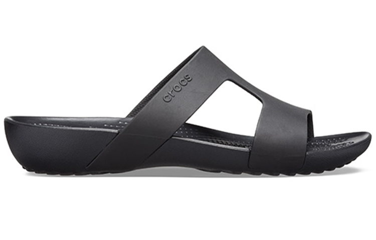 Order (W) Crocs Serena 'Selipar Pantai Selesa Hitam' 205675-060