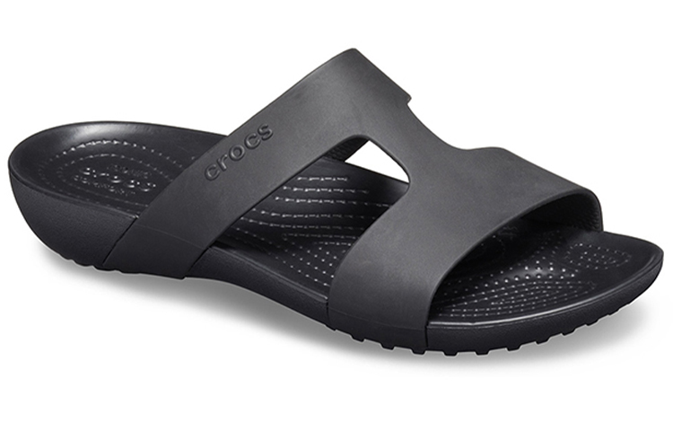 Lookbook (W) Crocs Serena 'Selipar Pantai Selesa Hitam' 205675-060