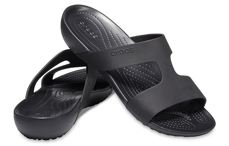 Shop (W) Crocs Serena 'Selipar Pantai Selesa Hitam' 205675-060