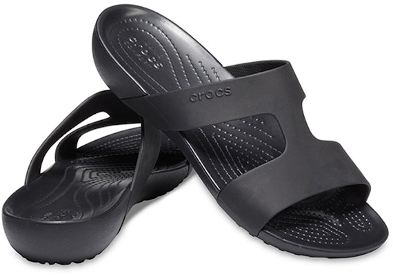 (Women) Crocs Serena 'Black Comfort Beach Slide' 205675-060 Shop (Women) Crocs Serena 'Black Comfort Beach Slide' 205675-060