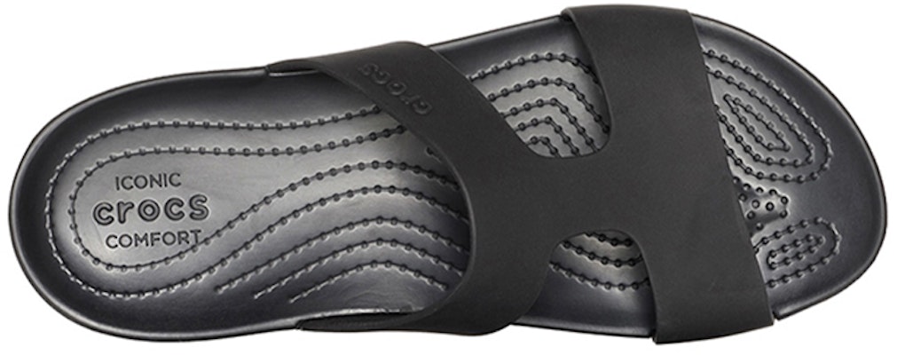 (Women) Crocs Serena 'Black Comfort Beach Slide' 205675-060 Purchase (Women) Crocs Serena 'Black Comfort Beach Slide' 205675-060
