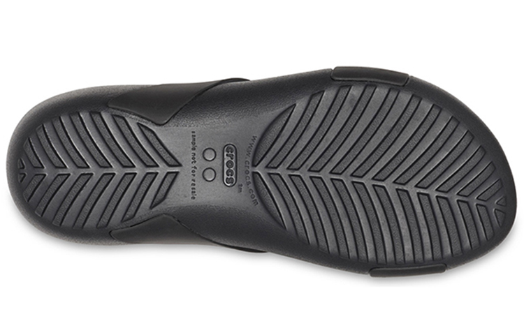 Sizing (W) Crocs Serena 'Selipar Pantai Selesa Hitam' 205675-060