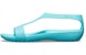 (W) Crocs Serena 'Sandal Rata Kasual Hujung Terbuka Biru' 205469-40M