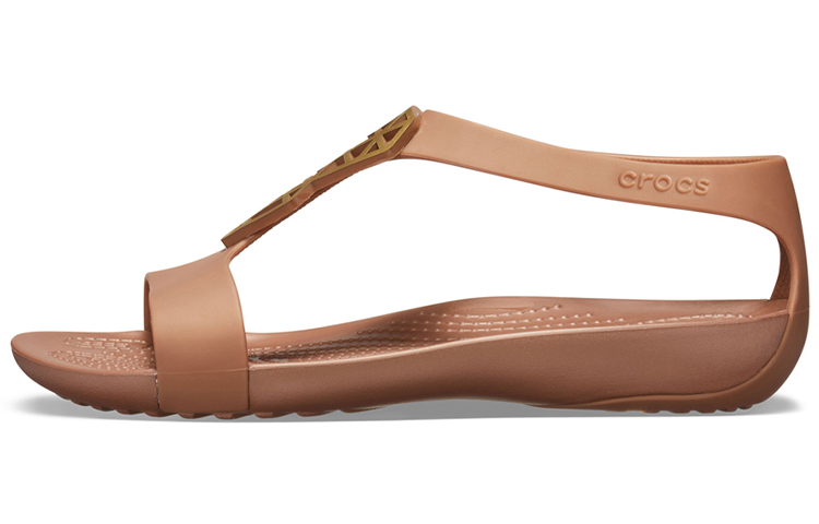 (Women) Crocs Serena 'Brown Yellow' 205601-860