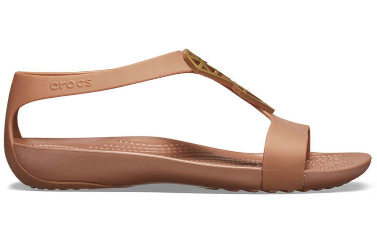 Order (Women) Crocs Serena 'Brown Yellow' 205601-860