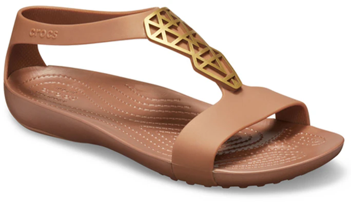 (Women) Crocs Serena 'Brown Yellow' 205601-860 Lookbook (Women) Crocs Serena 'Brown Yellow' 205601-860
