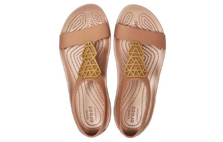 Purchase (Women) Crocs Serena 'Brown Yellow' 205601-860