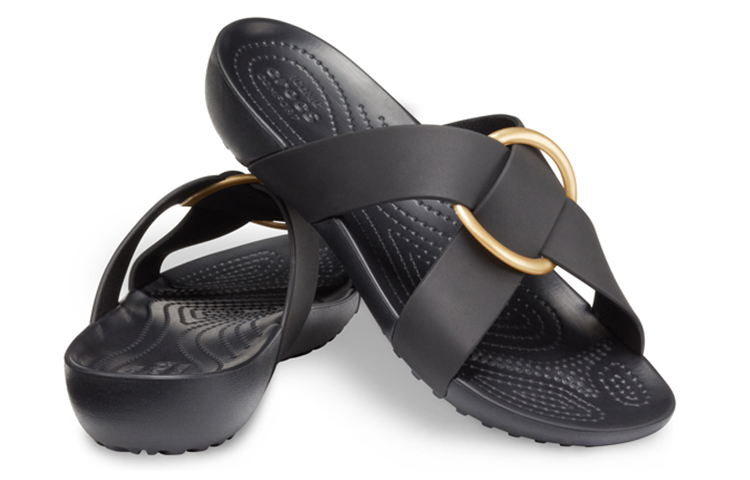 Shop (Women) Crocs Serena 'Floral Black' 206099-001