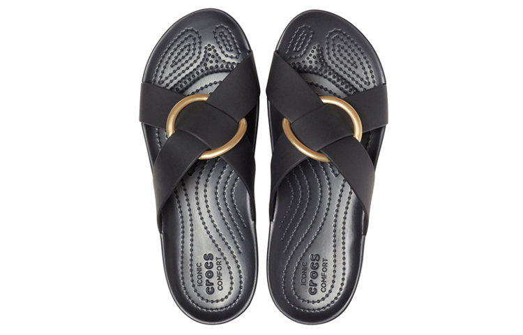Purchase (Women) Crocs Serena 'Floral Black' 206099-001