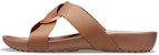 (W) Crocs Serena 'Sandal Selesa Bunga Ikonik - Coklat Kuning' 206099-854