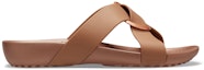 Order (W) Crocs Serena 'Sandal Selesa Bunga Ikonik - Coklat Kuning' 206099-854
