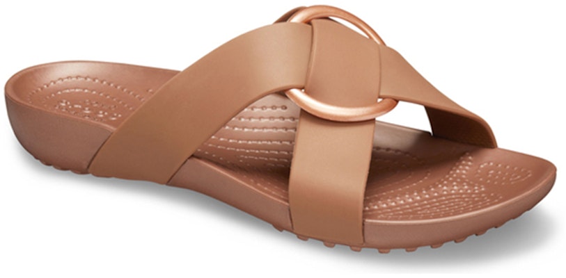 (Women) Crocs Serena 'Floral Staple Easygoing Slide - Brown Yellow' 206099-854 Lookbook (Women) Crocs Serena 'Floral Staple Easygoing Slide - Brown Yellow' 206099-854