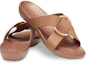 Shop (W) Crocs Serena '花卉简约拖鞋 - 棕黄色' 206099-854
