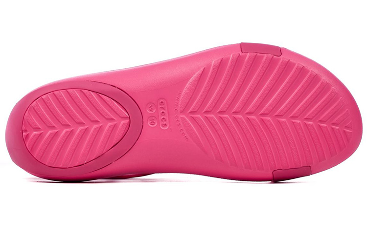 Purchase (Women) Crocs Serena 'Simple Comfort Flat Sandal Red' 205469-611