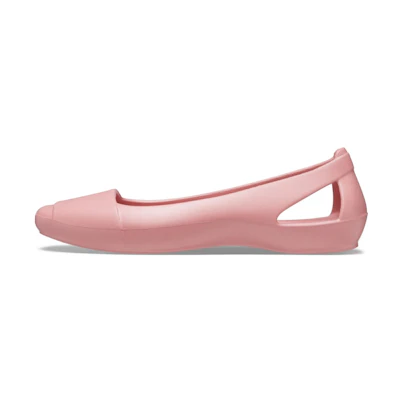 (W) Crocs Serena 'Simple Pink Casual Flat Sandals'