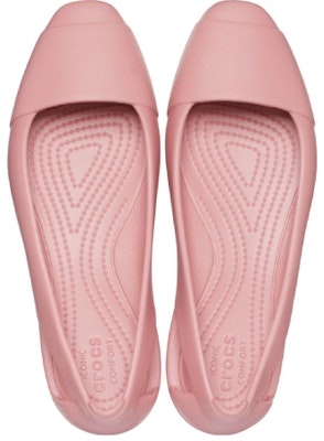 (Women) Crocs Serena 'Simple Pink Casual Flat Sandals' 202811-682 Shop (Women) Crocs Serena 'Simple Pink Casual Flat Sandals' 202811-682