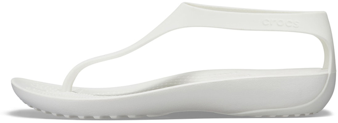 (Women) Crocs Serena 'White Casual Flip-Flop' 205468-12U Buy (Women) Crocs Serena 'White Casual Flip-Flop' 205468-12U