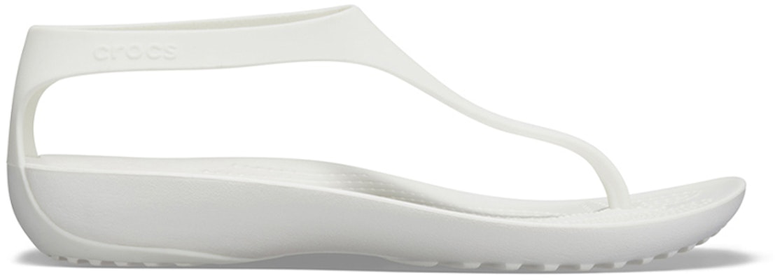 (Women) Crocs Serena 'White Casual Flip-Flop' 205468-12U Order (Women) Crocs Serena 'White Casual Flip-Flop' 205468-12U