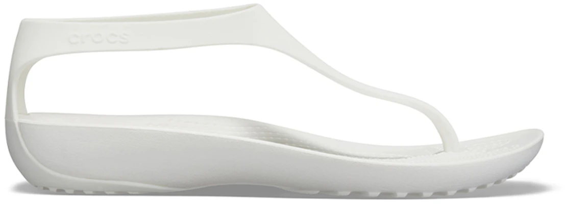 (Women) Crocs Serena 'White Casual Flip-Flop' 205468-12U Order (Women) Crocs Serena 'White Casual Flip-Flop' 205468-12U