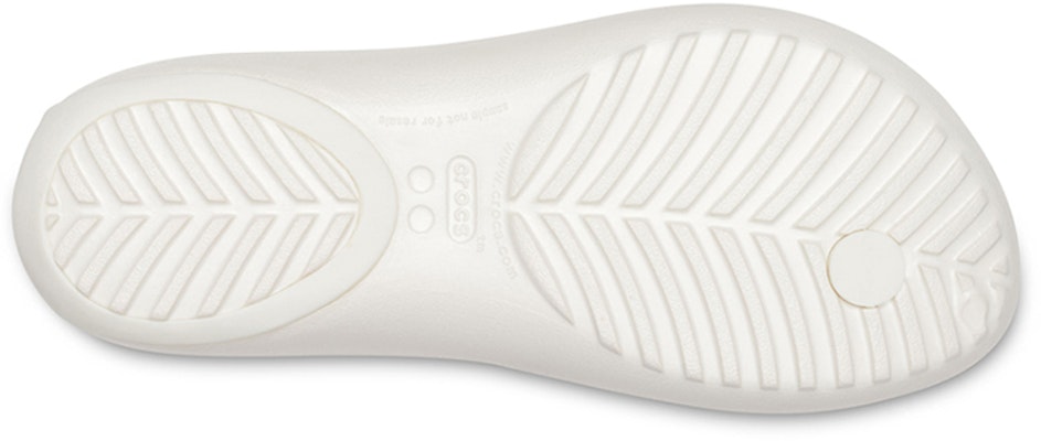 (Women) Crocs Serena 'White Casual Flip-Flop' 205468-12U Sizing (Women) Crocs Serena 'White Casual Flip-Flop' 205468-12U