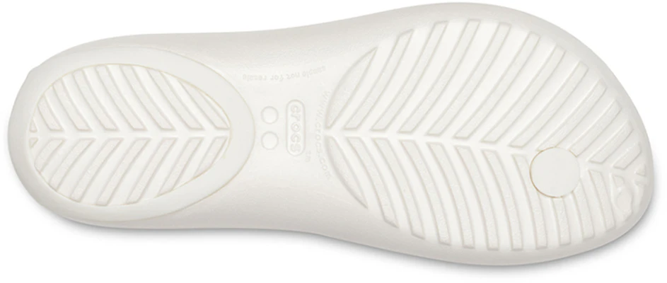 (Women) Crocs Serena 'White Casual Flip-Flop' 205468-12U Sizing (Women) Crocs Serena 'White Casual Flip-Flop' 205468-12U