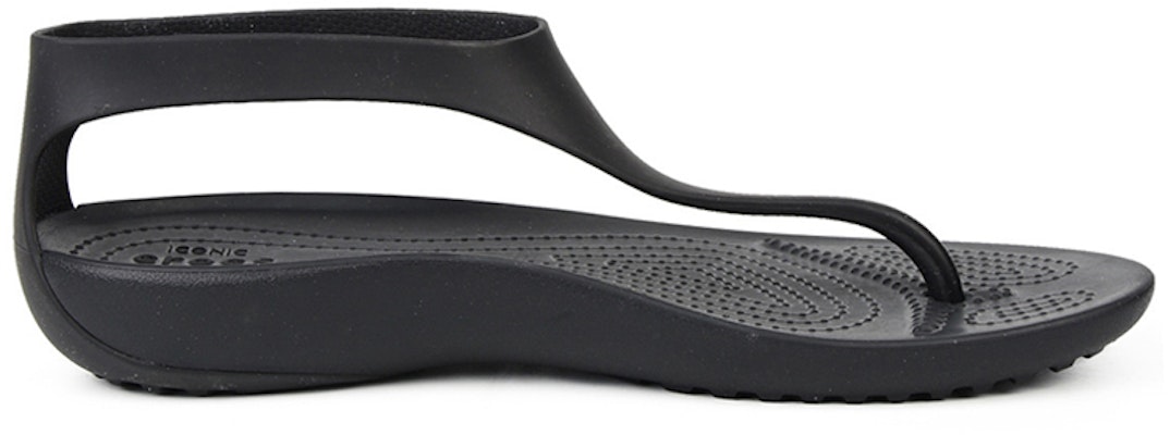 (Women) Crocs Serena Flip 'Black' 205468-060 Order (Women) Crocs Serena Flip 'Black' 205468-060