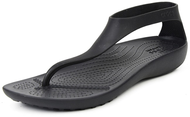 (Women) Crocs Serena Flip 'Black' 205468-060 Lookbook (Women) Crocs Serena Flip 'Black' 205468-060
