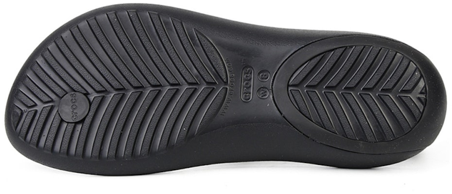 (Women) Crocs Serena Flip 'Black' 205468-060 Purchase (Women) Crocs Serena Flip 'Black' 205468-060