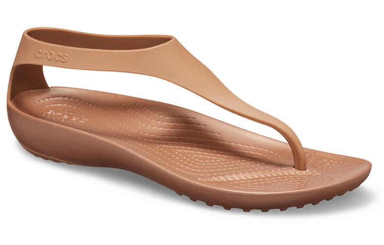 Lookbook (W) Crocs Serena Flip 'Coklat' 205468-860