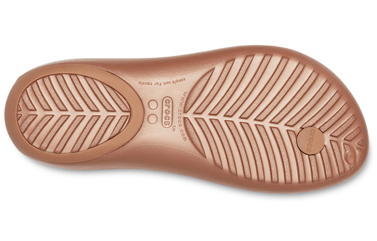 Sizing (W) Crocs Serena Flip 'Coklat' 205468-860