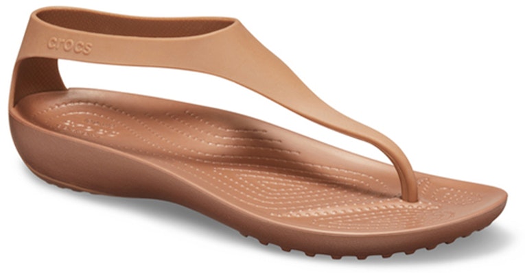 (Women) Crocs Serena Flip 'Brown' 205468-860 Lookbook (Women) Crocs Serena Flip 'Brown' 205468-860