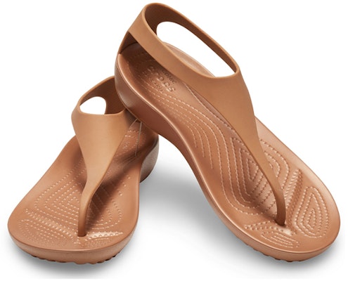 (Women) Crocs Serena Flip 'Brown' 205468-860 Shop (Women) Crocs Serena Flip 'Brown' 205468-860