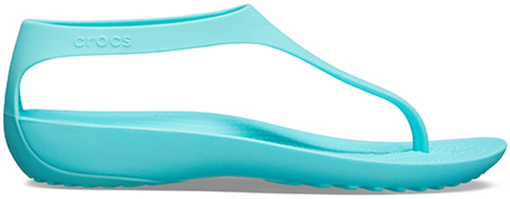(Women) Crocs Serena Flip 'Light Lake Blue' 205468-40M Order (Women) Crocs Serena Flip 'Light Lake Blue' 205468-40M