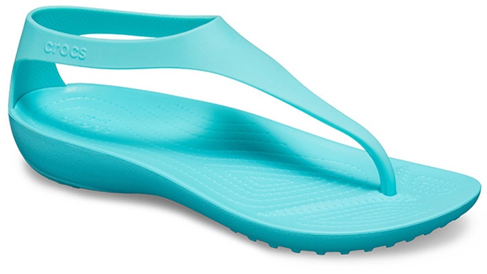 (Women) Crocs Serena Flip 'Light Lake Blue' 205468-40M Lookbook (Women) Crocs Serena Flip 'Light Lake Blue' 205468-40M