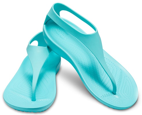 (Women) Crocs Serena Flip 'Light Lake Blue' 205468-40M Shop (Women) Crocs Serena Flip 'Light Lake Blue' 205468-40M