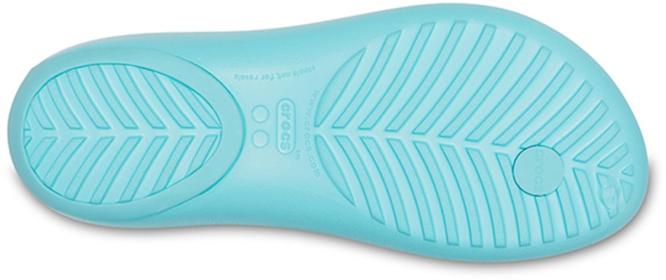 (Women) Crocs Serena Flip 'Light Lake Blue' 205468-40M Sizing (Women) Crocs Serena Flip 'Light Lake Blue' 205468-40M