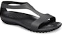 (W) Crocs Serena Sandal 'Hitam Selasa' 205469-060