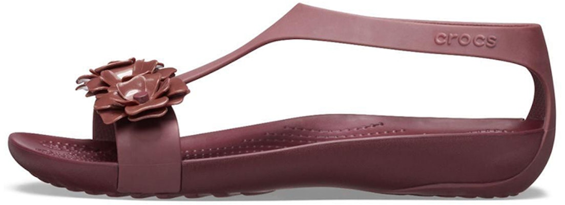 (Women) Crocs Serena Sandal 'Burgundy' 205601-605 Buy (Women) Crocs Serena Sandal 'Burgundy' 205601-605