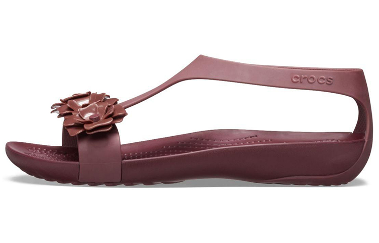 (Women) Crocs Serena Sandal 'Burgundy' 205601-605
