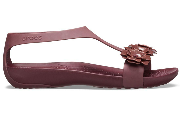 Order (Women) Crocs Serena Sandal 'Burgundy' 205601-605