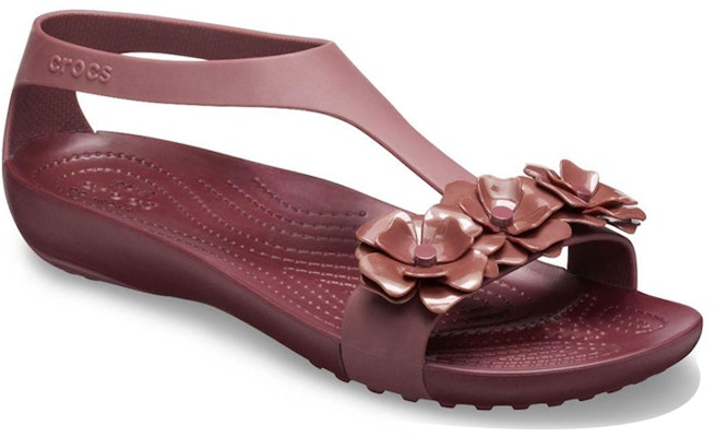 (Women) Crocs Serena Sandal 'Burgundy' 205601-605 Lookbook (Women) Crocs Serena Sandal 'Burgundy' 205601-605