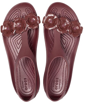 (Women) Crocs Serena Sandal 'Burgundy' 205601-605 Purchase (Women) Crocs Serena Sandal 'Burgundy' 205601-605