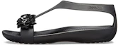 Buy (Women) Crocs Serena Sandal 'Geometric Metallic Floral Cut-Out Black' 205601-060