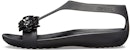 (W) Crocs Serena Sandal 'Geometric Metallic Floral Cut-Out Hitam' 205601-060
