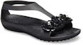 Lookbook (W) Crocs Serena Sandal 'Geometric Metallic Floral Cut-Out Hitam' 205601-060