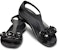 (W) Crocs Serena Sandal 'Geometric Metallic Floral Cut-Out Hitam' 205601-060