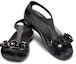 Shop (W) Crocs Serena Sandal 'Geometric Metallic Floral Cut-Out Hitam' 205601-060