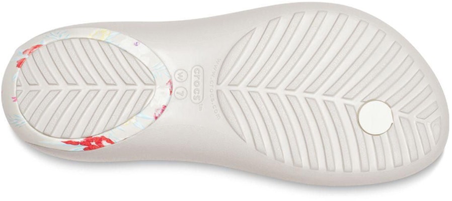(Women) Crocs Serena Sandal 'White' 205932-99D Sizing (Women) Crocs Serena Sandal 'White' 205932-99D